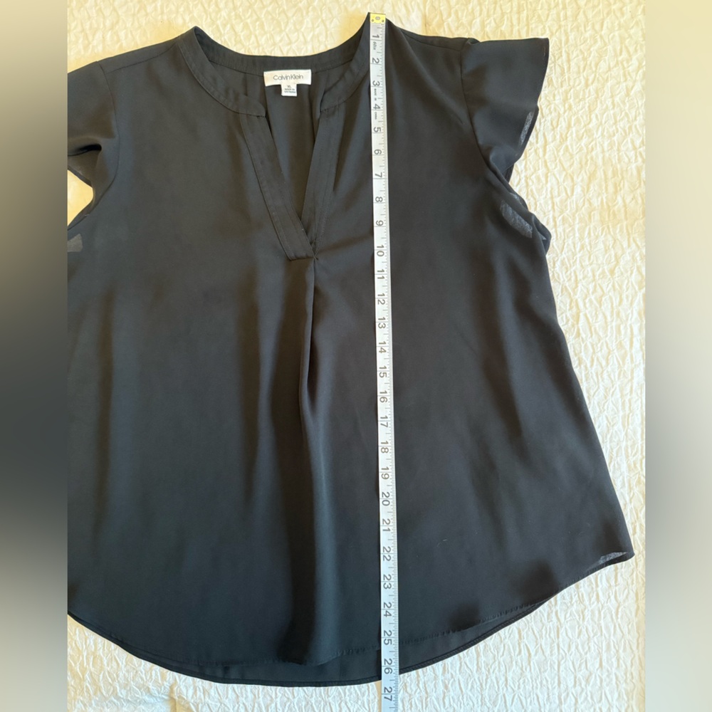 Calvin Klein Black Blouse - Picture 5 of 9